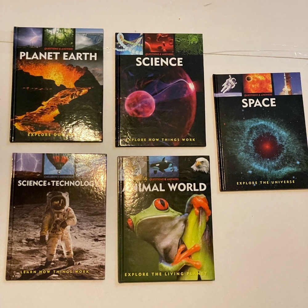 Lot of 5 Explore Our World Planet Earth …. Questions & Answers Hardcover Book